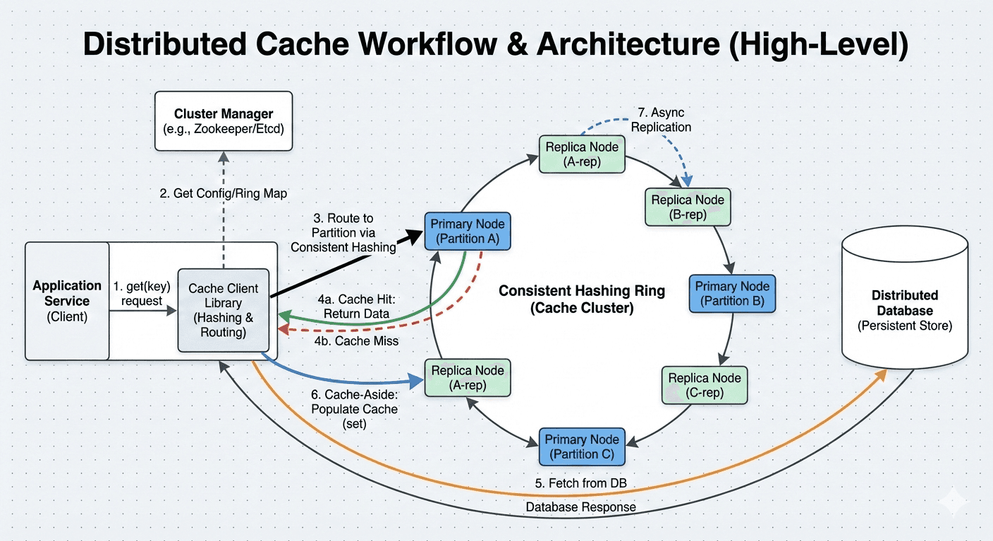 Distributed Cache Workflow & Architecture